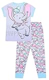 Disney Dumbo Damen-Pyjama, Größen 36 bis 52 Verpassen Sie nicht diesen großartigen, offiziellen Disney-Dumbo-Schlafanzug aus 100 % Baumwolle