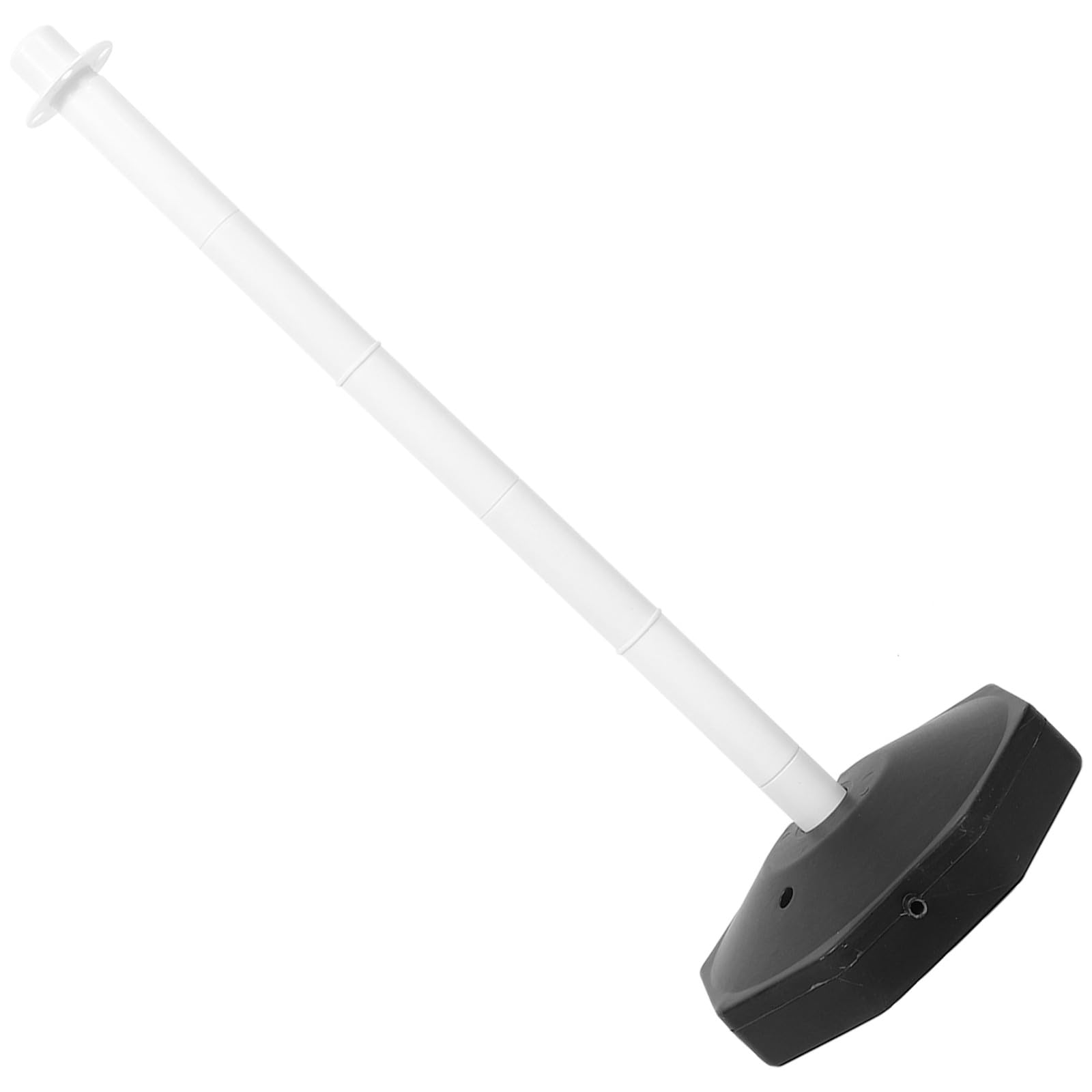 Cône de signalisation noir portable pour barrière d'allée