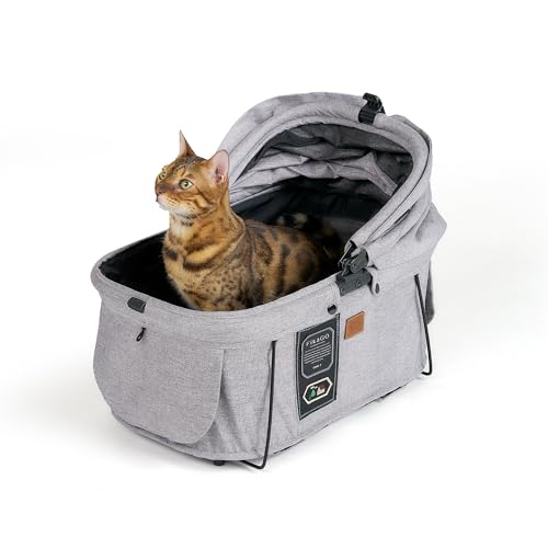Sway2 Pet Car Seat and Carrier, 2-in-1 Booster Seat for Small Dogs and Cats