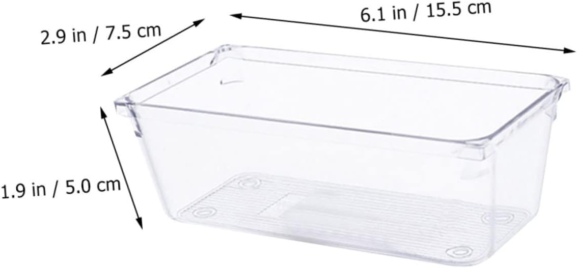 4Pcs Plastic Jewelry Case for Desk Organization image 5