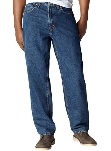 Kirkland Signature Big and Tall Authentic Jeans Wear 42/32 Med Blue Relaxed Fit