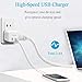 TESSAN 2 to 3 Prong Adapter, 3 Outlets with 2 USB Charging Ports, Multi Plug Outlet Extender Splitter, Travel Power Plug Adapter for US to Japan Canada Mexico Philippines, Type A