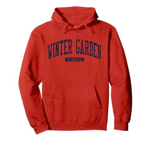 Winter Garden Florida FL College University Style Blue Pullover Hoodie
