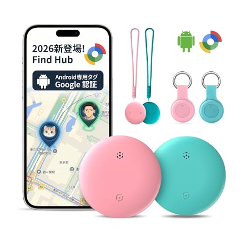 �G�A�^�O Android��p �X�}�[�g�^�O �����h�~�^�O�yGoogle�����F�؁zGoogle�uFind Hub�v�Ή� �A���h���C�h�Ή� �Y�ꕨ�h�~�g���b�J�[ GPS�^�O �ǐՃ^�O ���z�s�v IP67�h�o�h�� �����^ ���y�� �q��/�����/�y�b�g����� �d�r