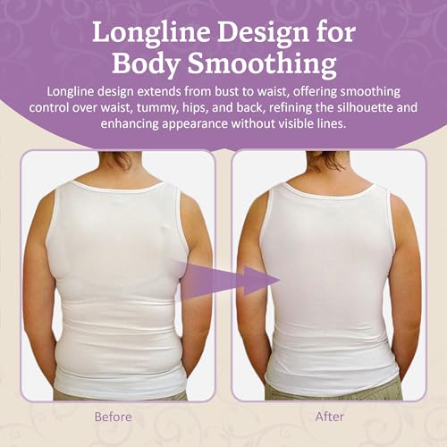 Shapeez Silkee Sutiã Minimizador Longo para Mulheres - Cobertura Completa Longline Costas Macias Boj