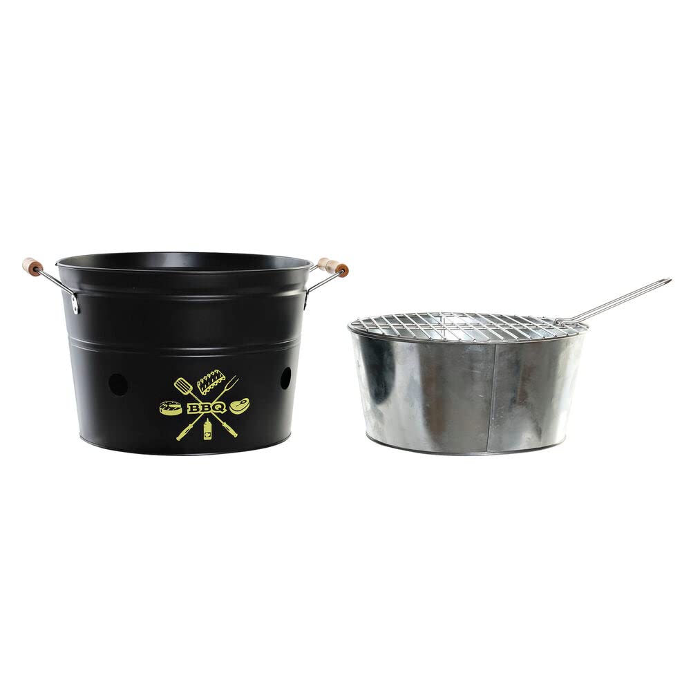 Barbecue portable métal résistant Dkd Home Decor fini les grillades encombrantes