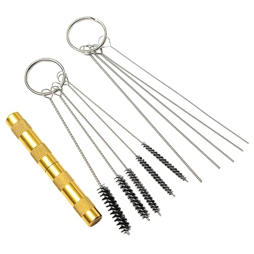 Limpiador de pulverizadores de pintura, kit de limpieza para pulverizadores de pintura - Herramienta de limpieza de pinceles versátiles, Kit de limpieza de tuberías - Suministros de pintura aerogra