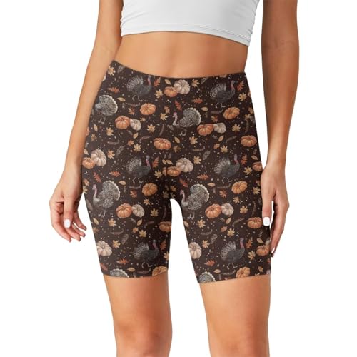 Women-Workout-Yoga-Shorts-8-High-Waist-Booty-Biker-Shorts-Tummy-Control-Running-Cycling-Athletic-Short-Pants-XS-3XL