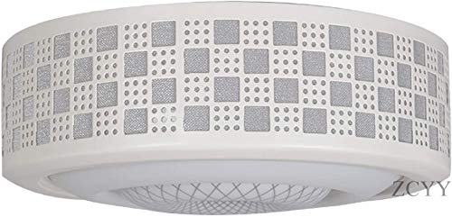Plafonnier LED 12W 30x12 cm luminaire blanc moderne pour plafond et mur
