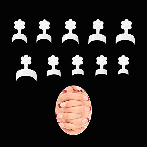 FANTESI 500 Stück Französisch Falsche Nagelspitzen, Kurze Nagelspitzen Französisch Nagelspitzen Nail Art Tipps für DIY… – Bild 6