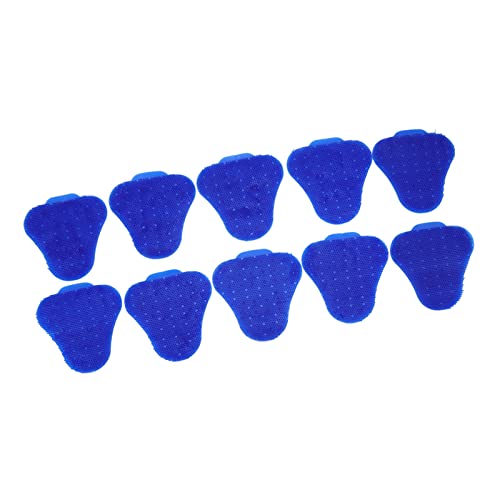TIKATARER Urinal Screen Deodorizers Efficient Anti Scented Urinal Screen Mat 10pcs for Restroom, Silicone Material (Blue)