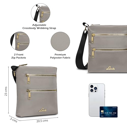 Image of Lavie Women's Miko Cross Body Sling Bag | Ladies Purse Handbag | Gift for Women