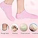 ZhiQToes Moisturizing Gel Socks - Helps Dry Feet, Cracked Heels, Dry Heels, Rough Calluses, Cuticles, Dead Skin, Use with your Favorite Lotions, Creams or Spa Pedicure. 2Pairs