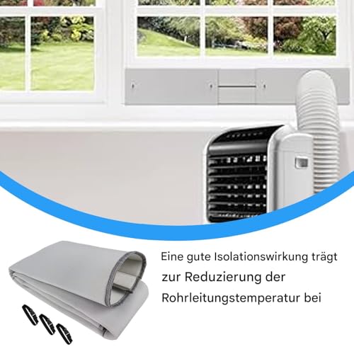Couvercle de tuyau de climatisation portable avec manchon d'isolation universel pour voiture