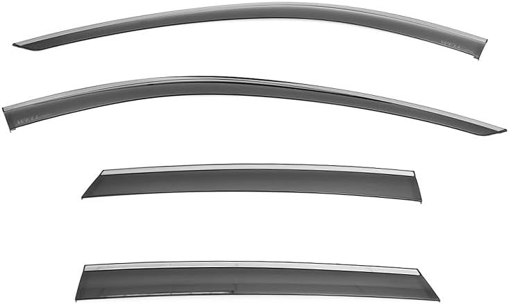 WellVisors Window Visors Wind Deflectors Compatible with Cadillac 2023-2026 Lyriq SUV with Black Trim Rain Guards 3-847CA016