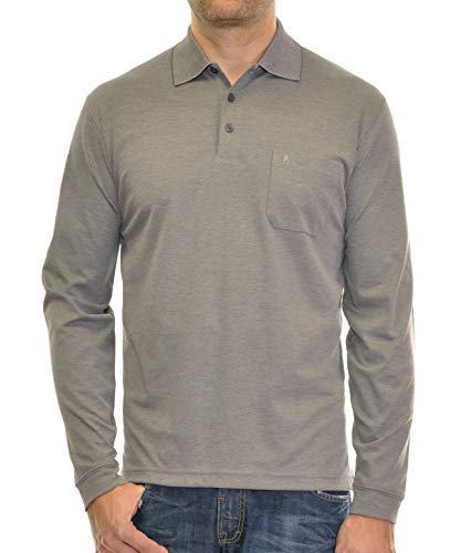 Preisvergleich Produktbild Ragman Herren-Poloshirt, Silbergrau, L