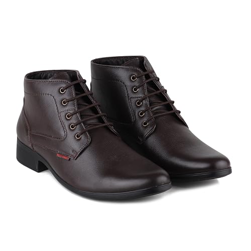 Image of Red Chief Genuine Leather Formal Derby Boots for Men | Premium & Stylish Office Footwear | RC3545