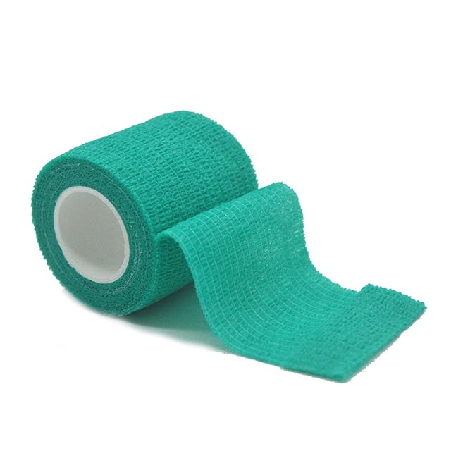 Vendaje elástico autoadhesivo deportivo de 4,8 m, colorido, for rodilleras, dedos, tobillos, palmas y hombros.(Green,7.5cm X 4.8m)