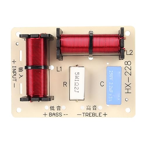 Speaker Frequency Divider, Audio Crossover Filter 2 Way PCB Board for DIY Speaker