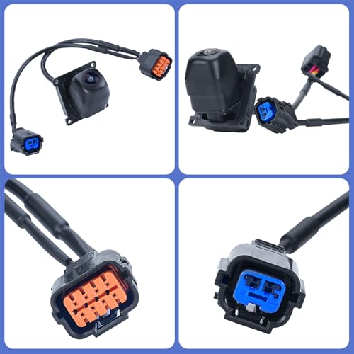 Image of 95760-B1100 Backup Rear Camera Replacement for Hyundai Genesis Sedan 2015 2016 & Hyundai Genesis G80 Sedan 2017, OE Cam Replaces 95760B1100, 95766B1000, 95766-B1000 by GreenYi