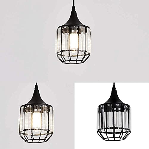 Techo de iluminación colgante cristal moderno lámpara E27 interior 7