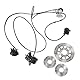 Hauptbremszylinder-Set für 150 Cc Go Kart ATV, Hydraulisches Scheibenbremsen-Set mit 3 Ersatz-Bremsscheiben