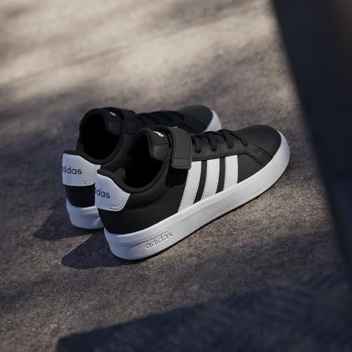 adidas Unisex Kinder Grand Court 3.0 Children Shoes, Core Black/FTWR White/FTWR White, 35 EU
