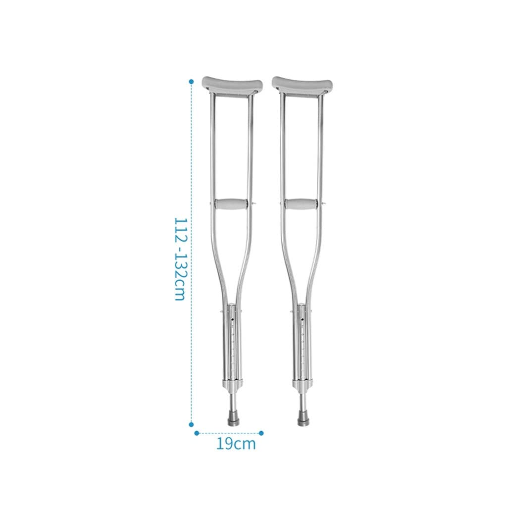 Muletas for Ancianos, muletas for Axilas, muletas Antideslizantes, muletas Dobles for fracturas, bastón for Caminar