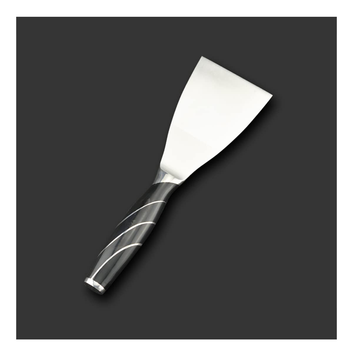Cuchillo raspador de masilla, cuchillo for masilla, cuchillos for masilla, herramientas raspadoras de metal de acero inoxidable, utilizado for quitar papel tapiz de pintura de pared, 4 pulgadas (Size