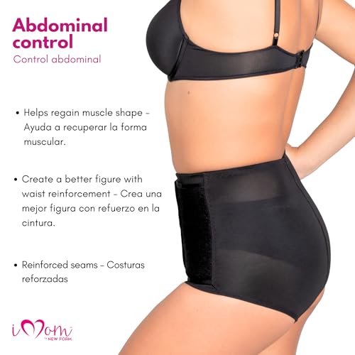 Image of NEWFORM iMom Postpartum Belly Band - Tummy Control Underwear for Women High C Section Recovery Fajas Postparto para Mujer