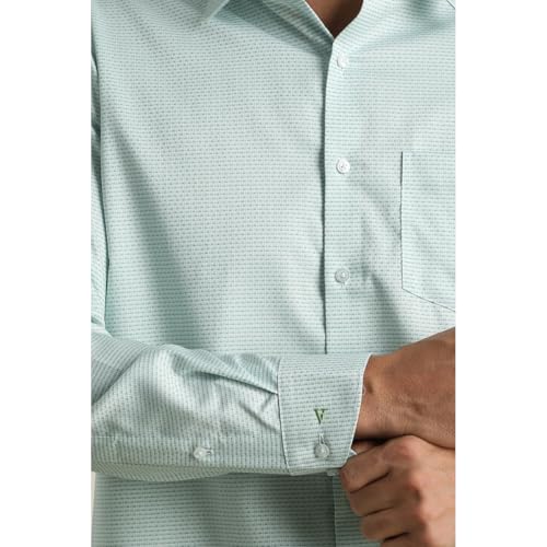 Image of Van Heusen Men's Cotton Slim Fit Durapress Superior Textured Shirt