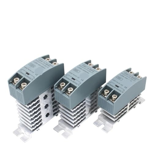 Relais à semi-conducteurs SSR 100A AC-AC monophasé sur rail DIN avec dissipateur