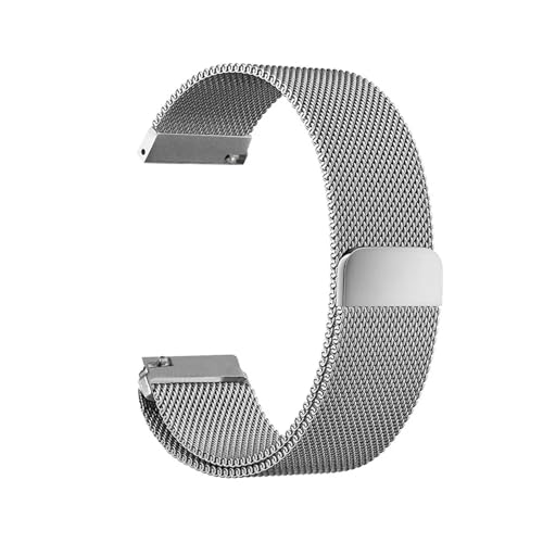 Bracelet de montre en maille milanaise 20mm yingyingjia à fermoir magnétique noir