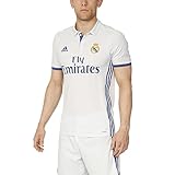 Material funcional ligero adidas Real Madrid Authentic Camiseta, Hombre, Color Blanco y Morado, Small