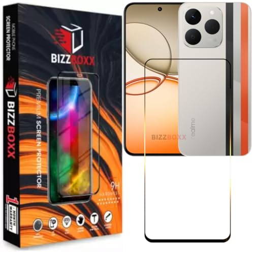 Image of Tempered Glass Compatible with Realme NARZO 90 5G Screen Protector Guard - HD Clarity, Anti-Fingerprint Screen Guard (For Narzo 90-6.57 inch) With Installation Kit - Pack of 1