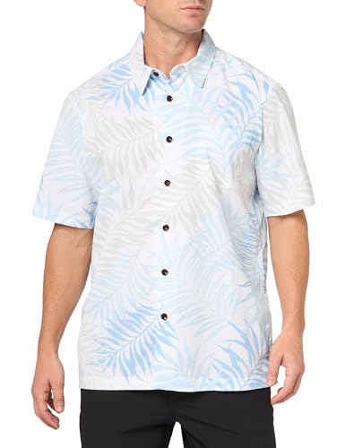 Haut tissé boutonné Wild Fern motif tropical Quiksilver pour homme confortable