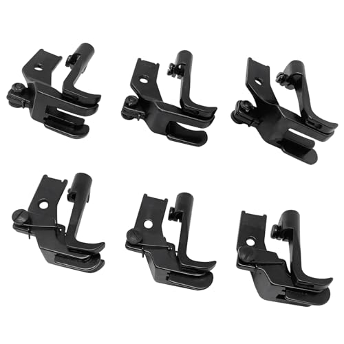 6 sets de pies de costura derecha e izquierda para máquina miniatura 3
