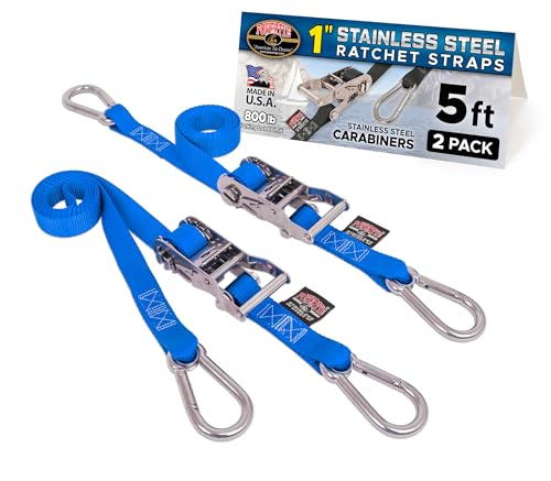 Sangle à cliquet 2,5 cm x 1,5 m arrimage charge lourde et fixation remorque cargo