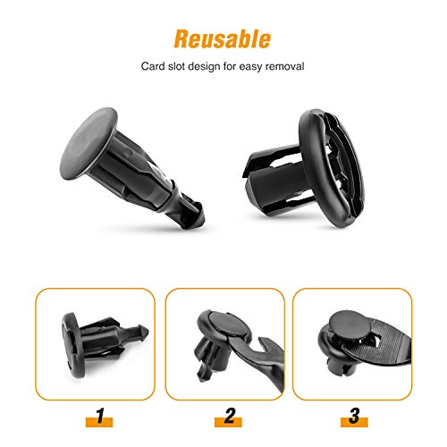 image for GOOACC GRC-08 Honda and Acura Fender Clips-91503-SZ3-003 40 Pcs Fasten