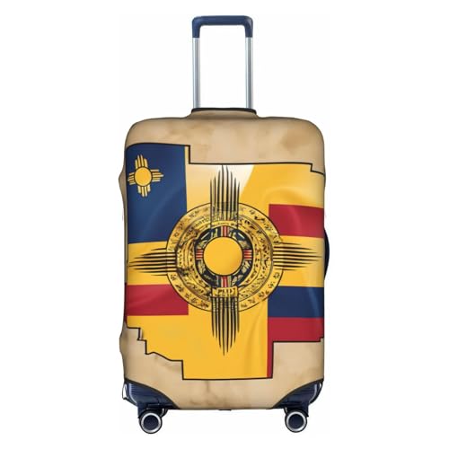 Housse protection valise Nouveau-Mexique éviter les rayures de bagage Map01