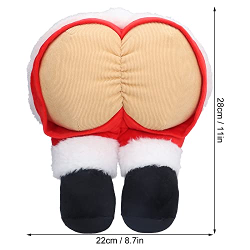 Travesseiro Fofo De Natal, Almofada Fofa Em Formato De Bunda De Papai Noel, Almofada De Suporte De P