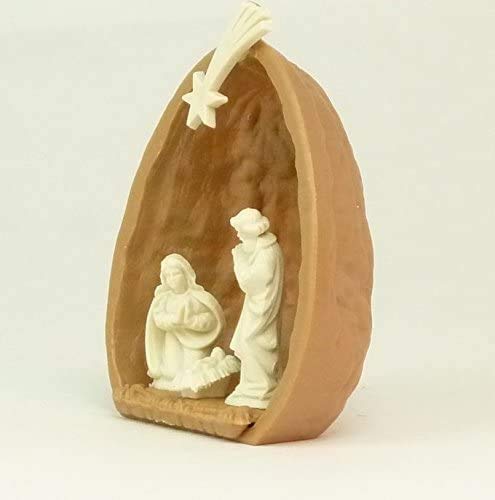 Meyer Nativity Walnut Shell - Hard Plastic- Craft- 203-3-137 (3-Pack)