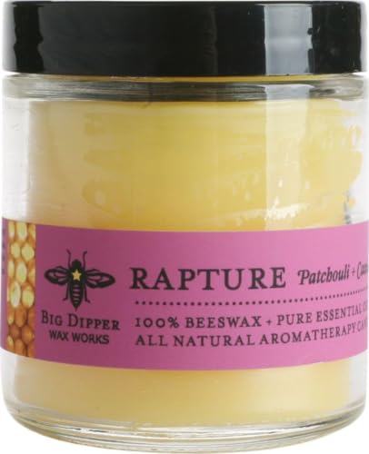 Big Dipper Wax Works Beeswax Aromatherapy Candle - Rapture, 3.2 oz