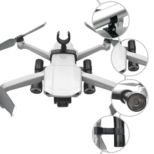Soporte de luz vac ajustable y montaje lateral de linternas para drones 18-27mm 6