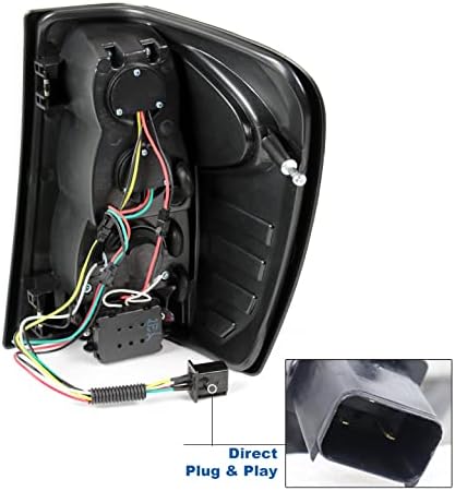 Miniatura 3 de Luces traseras LED de freno traseras negras compatibles con Jeep Grand Cherokee 1999-2004