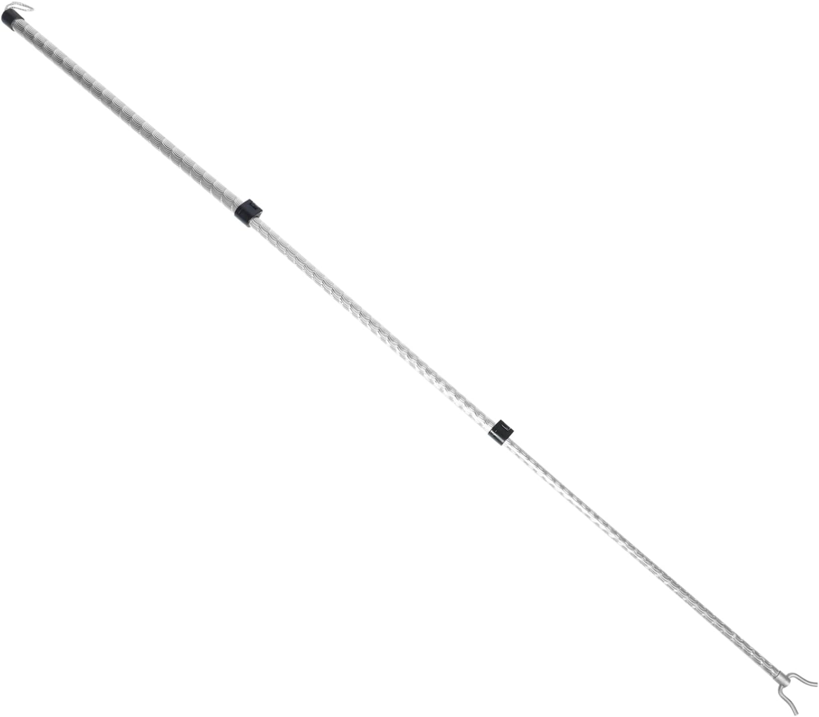 Retractable Aluminium Alloy Clothes Drying Pole with Fork Design Telescopic Clothesline Rod for Home Use and Laundry Hanging