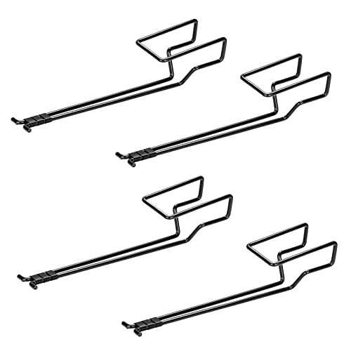 Adoreal 4 Pcs Pistol Magazine Holder, Universal Pistol Magazine Storage, Under Gun Safe Shelf Magazine Holder, Gun Safe Organizer & Accessories #TOP12