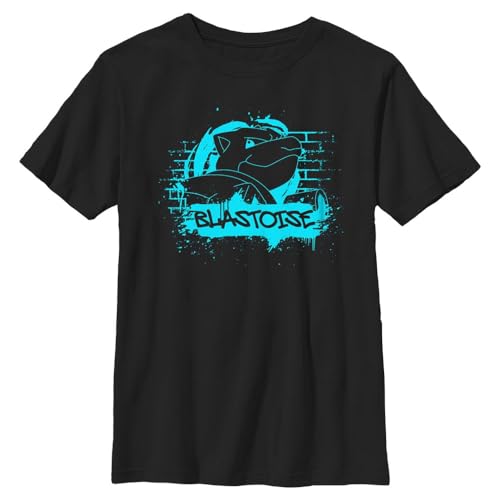 T-shirt Blastoise Graffiti Pokémon coton confortable pour enfant