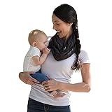 Boppy Teething Scarf, Heathered Gray