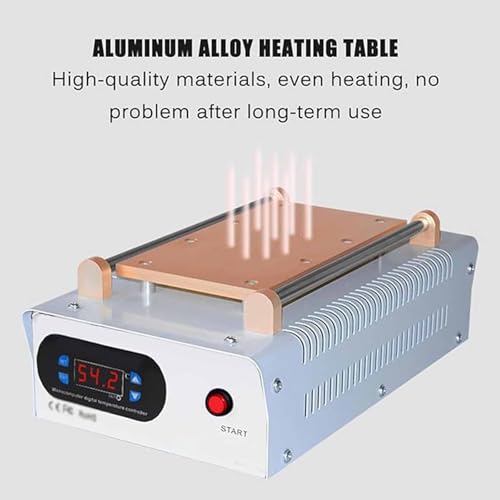 Separator ekranu telefonu komórkowego, 9-calowy wyświetlacz LCD/LED, regulacja temperatury, wbudowana pompa próżniowa, duża moc ssania